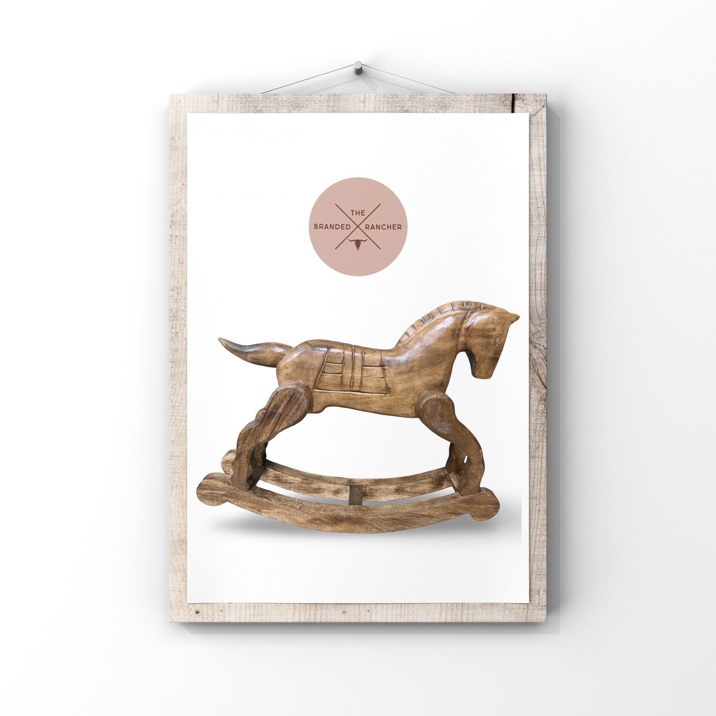 Rocking Horse Sculpture, Wood