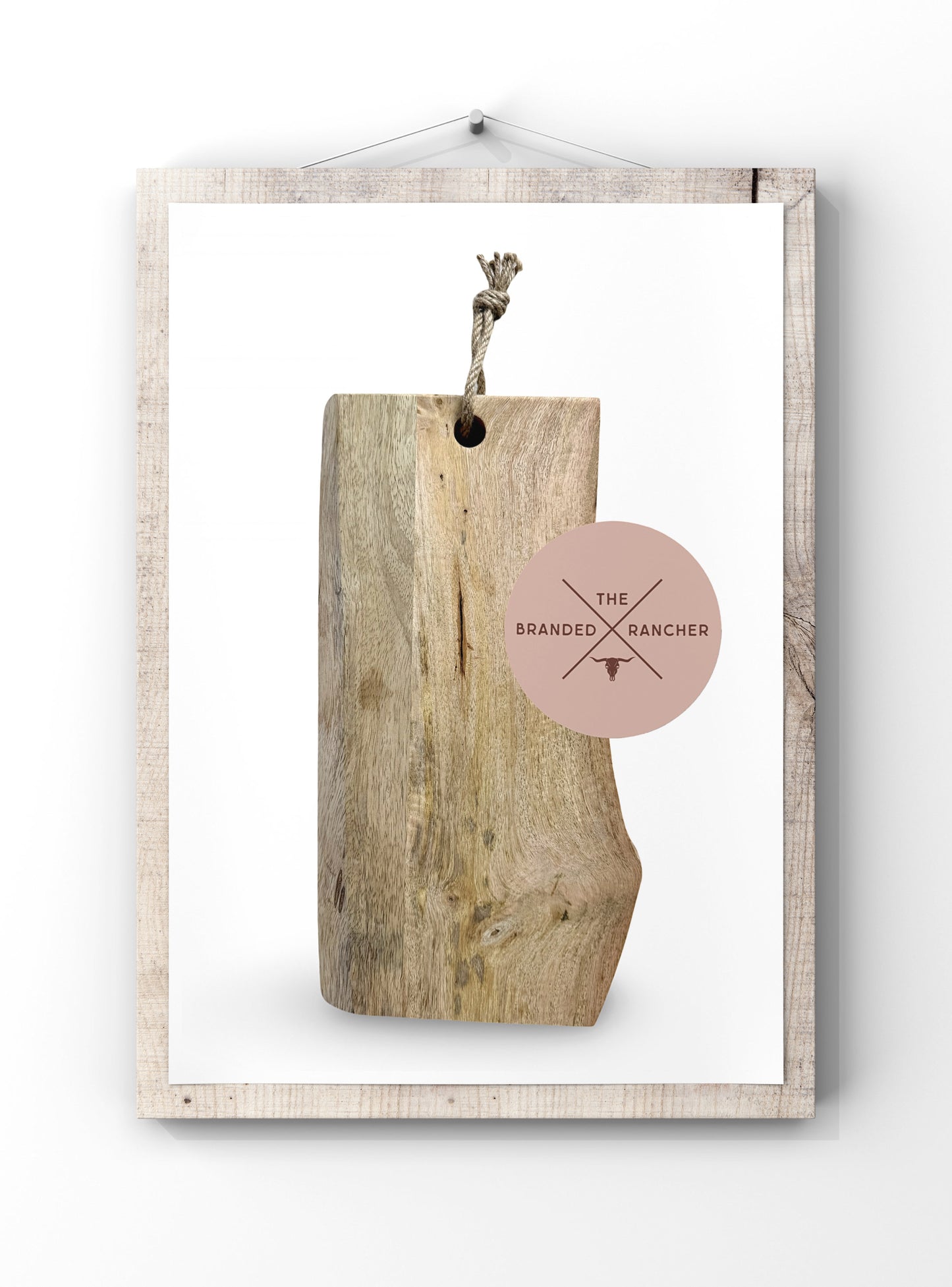 Serving Board, Washed Wood