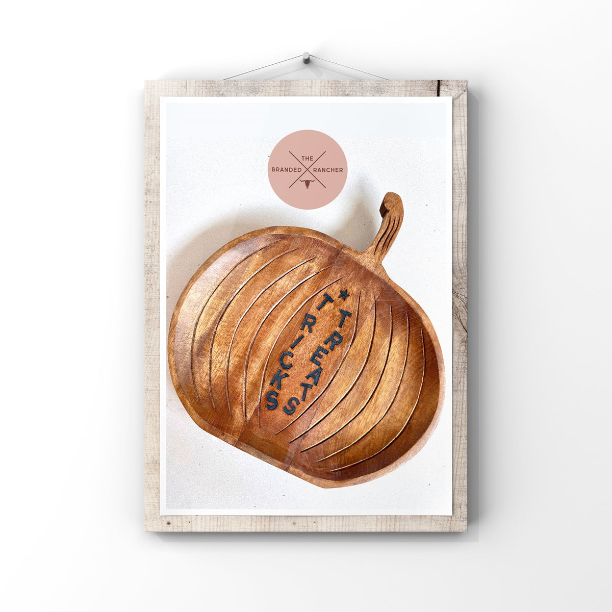 Pumpkin Serving Tray