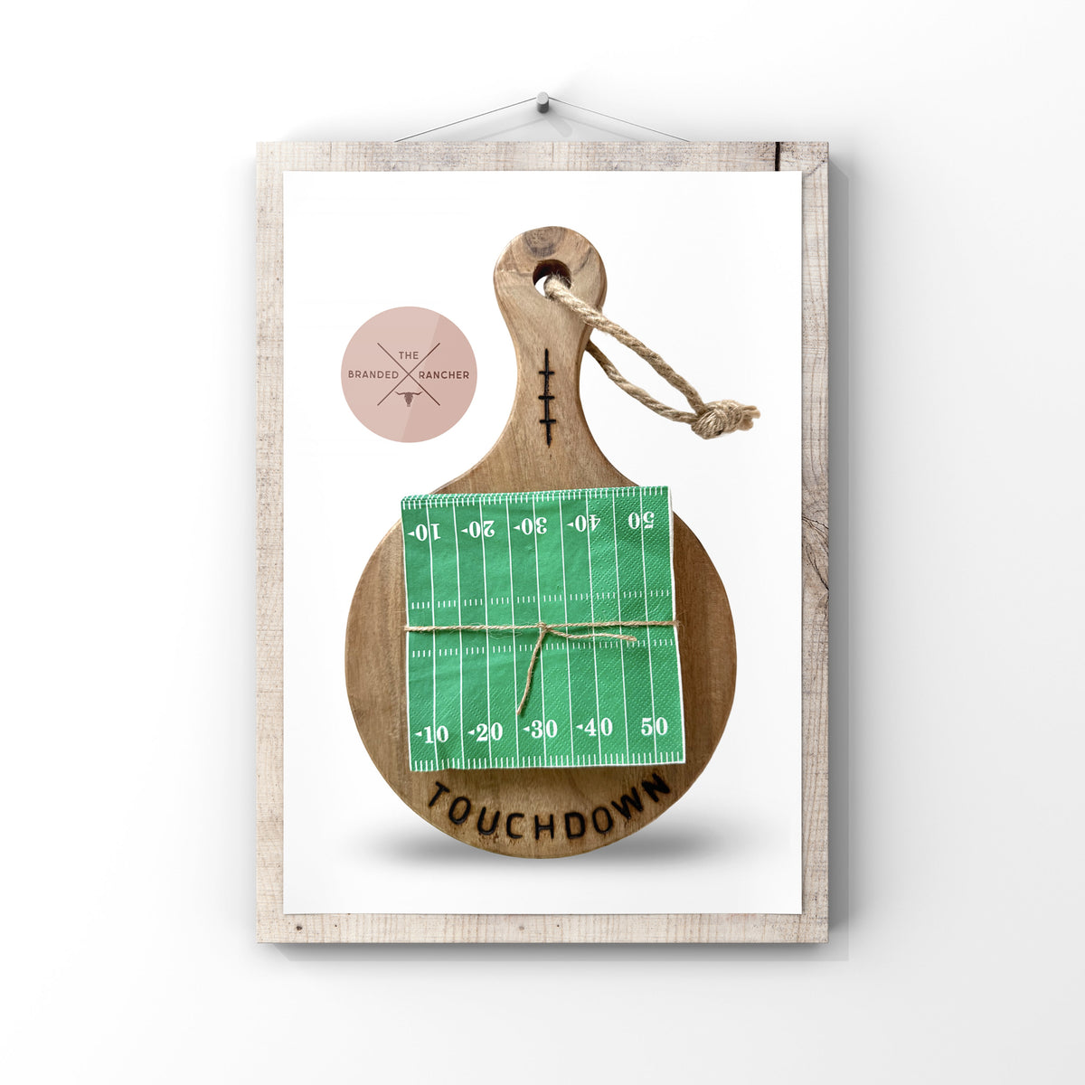 Game Day Mini Board + Cocktail Napkins Set