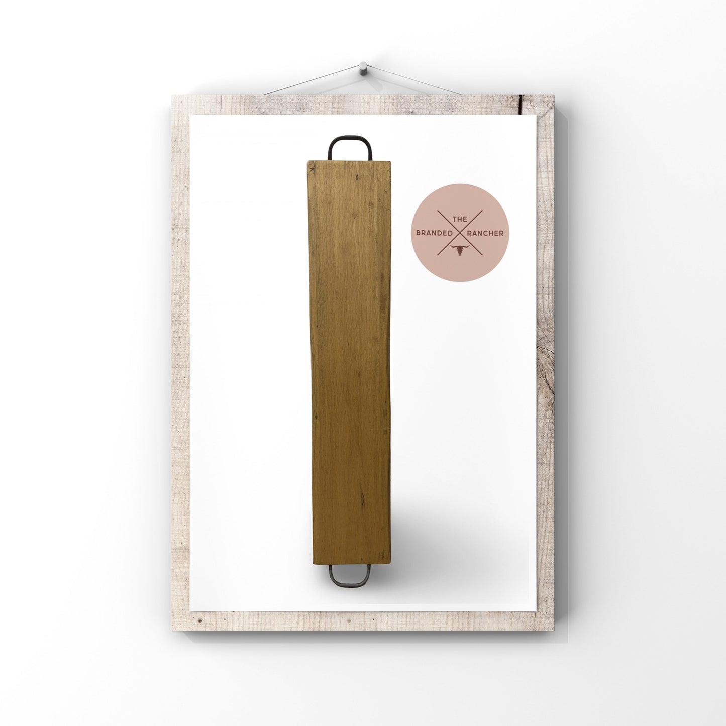 Serving Board, Long Rectangle Double Handle