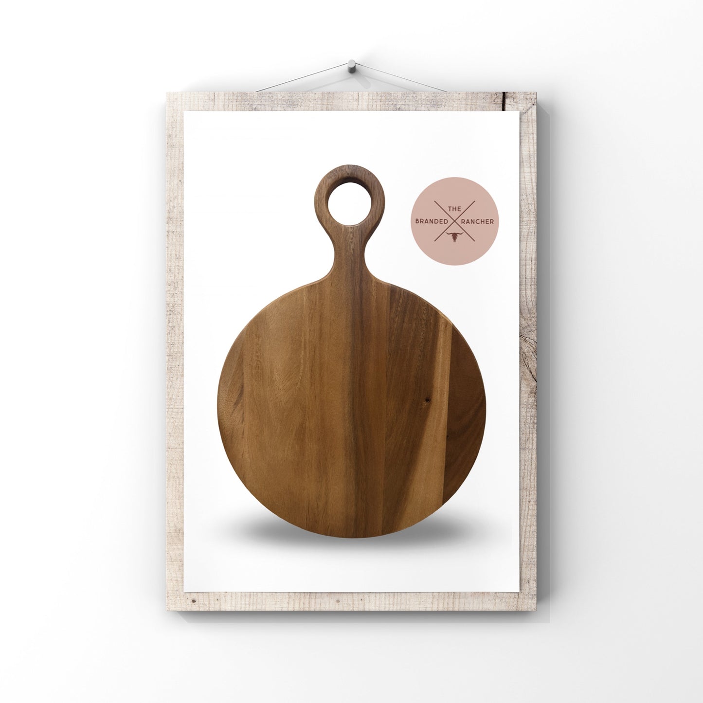Serving Board, Round Assorted Handle