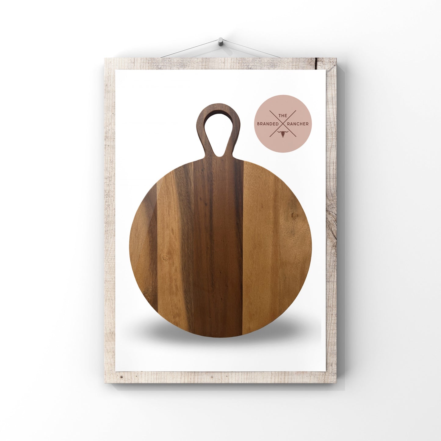Serving Board, Round Assorted Handle