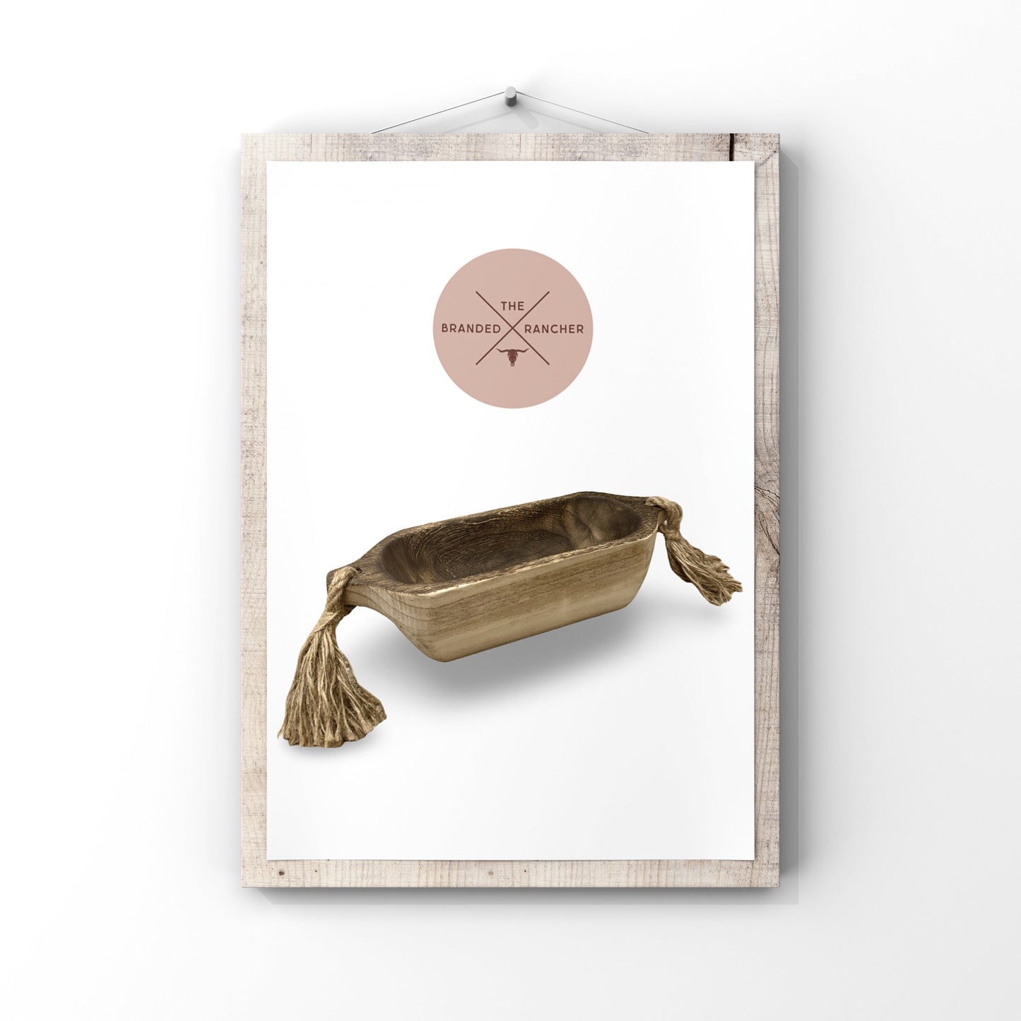 Rope Tassel Decorative Bowl