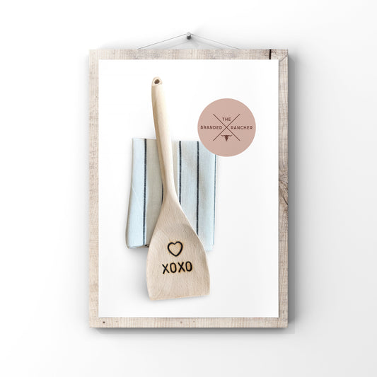 Wood Utensil + Dish Towel (Set of 1)