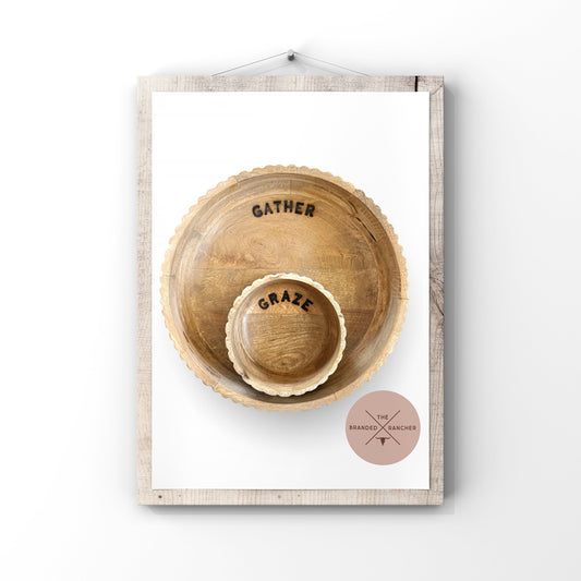 Gather and Graze Serving Bowls (Set of 2), AS SHOWN