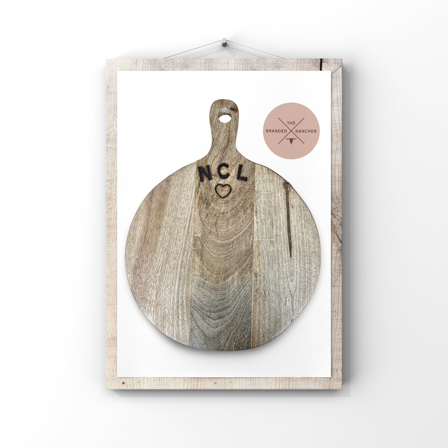 Serving Board, Round Short Handle, AS SHOWN