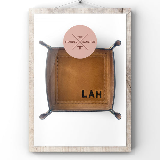 Leather Valet Tray