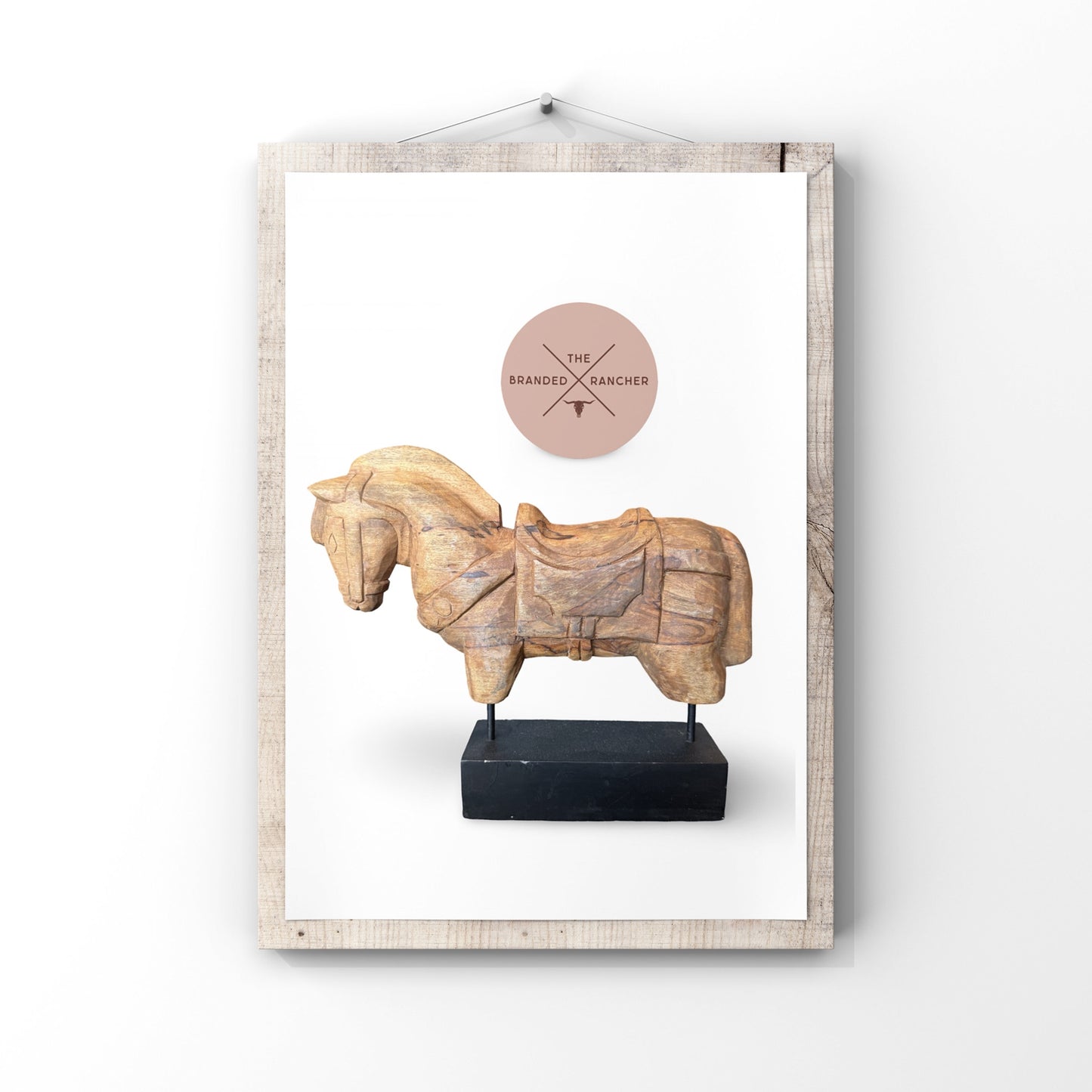 Horse Body Sculpture, Wood